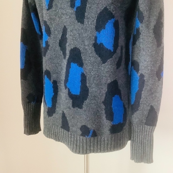 Athleta Wool Cashmere Leopard Crew Sweater MSRP$ 228 - Picture 15 of 16